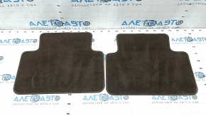 Set of floor mats for Porsche Macan 15 - brown cloth