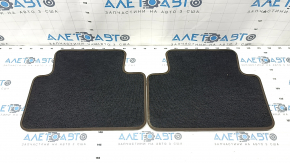 Set of floor mats for Porsche Macan 15 - brown cloth