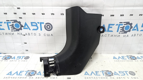 Front pillar trim lower left Nissan Rogue 14-20 black, scratches