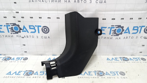 Front pillar trim lower left Nissan Rogue 14-20 black, scratches
