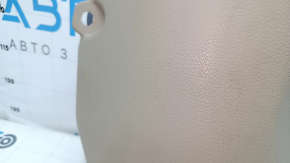 Front pillar trim lower right Nissan Rogue 14-20 beige, scratches, minor scratches