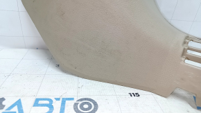 Front pillar trim lower right Nissan Rogue 14-20 beige, scratches, needs cleaning