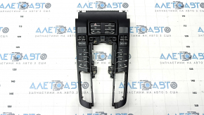Porsche Macan 15-18 climate control with heated and ventilated seats, black with chrome