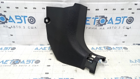 Front pillar trim lower right Nissan Rogue 14-20 black, scratches