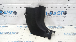 Front pillar trim lower right Nissan Rogue 14-20 black, scratches