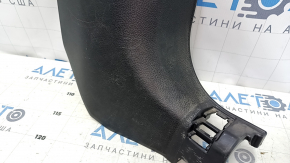 Front pillar trim lower right Nissan Rogue 14-20 black, scratches, worn