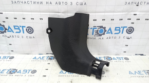 Front pillar trim lower right Nissan Rogue 14-20 black, scratches