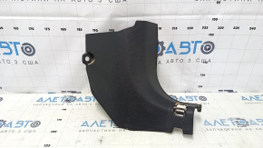 Front pillar trim lower right Nissan Rogue 14-20 black, scratches
