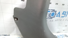 Front pillar trim lower right Nissan Leaf 13-17 gray, scratches