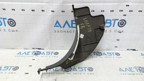 Front pillar trim lower right Nissan Leaf 13-17 gray, scratches