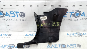 Front pillar trim lower right Honda Civic X FC 16-21 4d black, minor scratches, plastic turned white