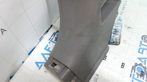 Front pillar trim lower left Honda CRV 12-16 gray, scratches, plastic turned white