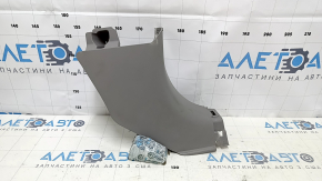 Front pillar trim lower right Honda CRV 12-16 gray, scratches, plastic turned white