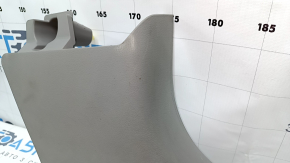 Front pillar trim lower right Honda CRV 12-16 gray, scratches, plastic turned white