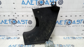 Front pillar trim lower left Honda CRZ 11-16 black, needs cleaning, rubbed, scratches