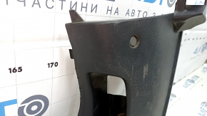 Front pillar trim lower left Honda CRZ 11-16 black, needs cleaning, rubbed, scratches