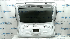 Naked trunk door with glass Porsche Macan 15-18 aluminum, tinted, white S9R, with opening button