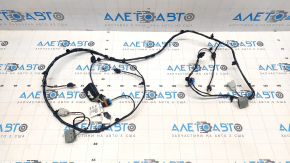 Wiring front bumper Ford Escape MK3 13-16 for fog lights and 6 parking sensors