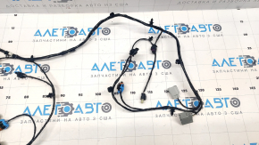 Wiring front bumper Ford Escape MK3 13-16 for fog lights and 6 parking sensors