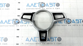 Steering wheel cover Porsche Macan 15 - chrome