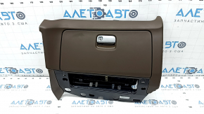 Glove box, glove compartment Porsche Macan 15-18 with linings, brown leather, scratches