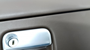 Glove box, glove compartment Porsche Macan 15-18 with linings, brown leather, scratches