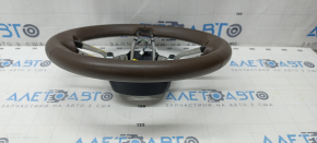 Naked steering wheel Porsche Macan 15-18 leather brown with heating