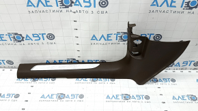 Door sill trim front left Porsche Macan 15-18 brown with chrome insert Macan S