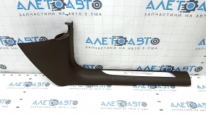 Door sill trim front right Porsche Macan 15-18 brown with chrome insert Macan S, scratches
