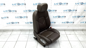 Passenger seat Porsche Macan 17-18 with airbag, electric, heated, ventilated, brown leather
