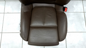 Passenger seat Porsche Macan 17-18 with airbag, electric, heated, ventilated, brown leather
