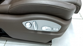 Passenger seat Porsche Macan 17-18 with airbag, electric, heated, ventilated, brown leather