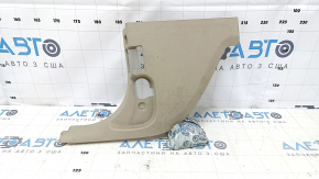 Front pillar trim lower left BMW 335i e92 07-13 beige, needs cleaning, scratches