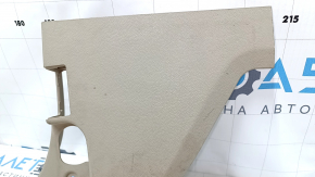 Front pillar trim lower left BMW 335i e92 07-13 beige, needs cleaning, scratches