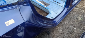 Quarter wing rear right Tesla Model 3 21- on the body, blue PPSB, wrinkled