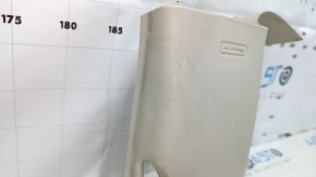 Upper center pillar trim right belt Fiat 500 12-19 gray, needs cleaning, scratches