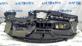 Dashboard assembly Honda Civic X FC 16-21 black, skewed