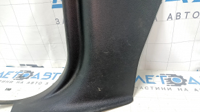Front pillar trim lower left Dodge Grand Caravan 11-20 black, worn, broken guide, scratches