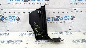 Front pillar trim lower left Dodge Grand Caravan 11-20 black, worn, scratches