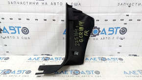 Front pillar trim lower right Dodge Grand Caravan 11-20 black, worn, scratches