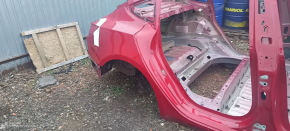 Quarter wing rear right Tesla Model 3 18- on the body, red PPMR