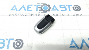 Ignition key Macan 15-18 black with chrome