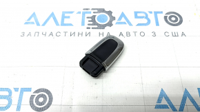 Ignition key Macan 15-18 black with chrome
