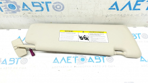 Left visor BMW X5 F15 14-18 beige OYSTER