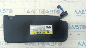 Left visor Honda Accord 18-22 black, without hook