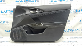 Door trim card front right Honda Insight 19-22 black, armrest and overlay cloth, scratches