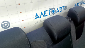 Rear row of seats 2nd row Honda Insight 19-22 black, without armrest, faded, for cleaning