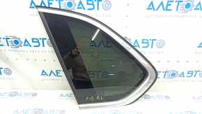 Window blind glass rear left BMW X5 F15 14-18 tinted, chrome