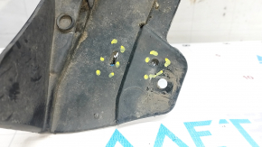 Front bumper lip VW CC 13-17 rest, structure, worn, tears, non-factory holes