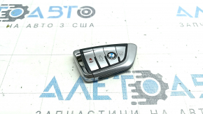 Smart key BMW X5 F15 14-18 4 buttons, worn